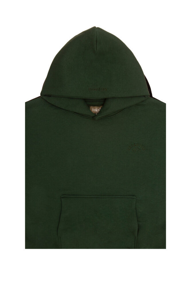 Kadın Basic Yeşil Hoodie